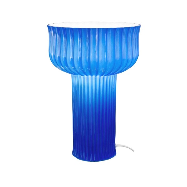 Lampe à poser Némone bleue