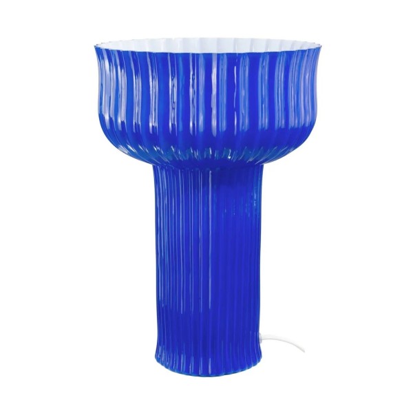 Lampe à poser Némone bleue