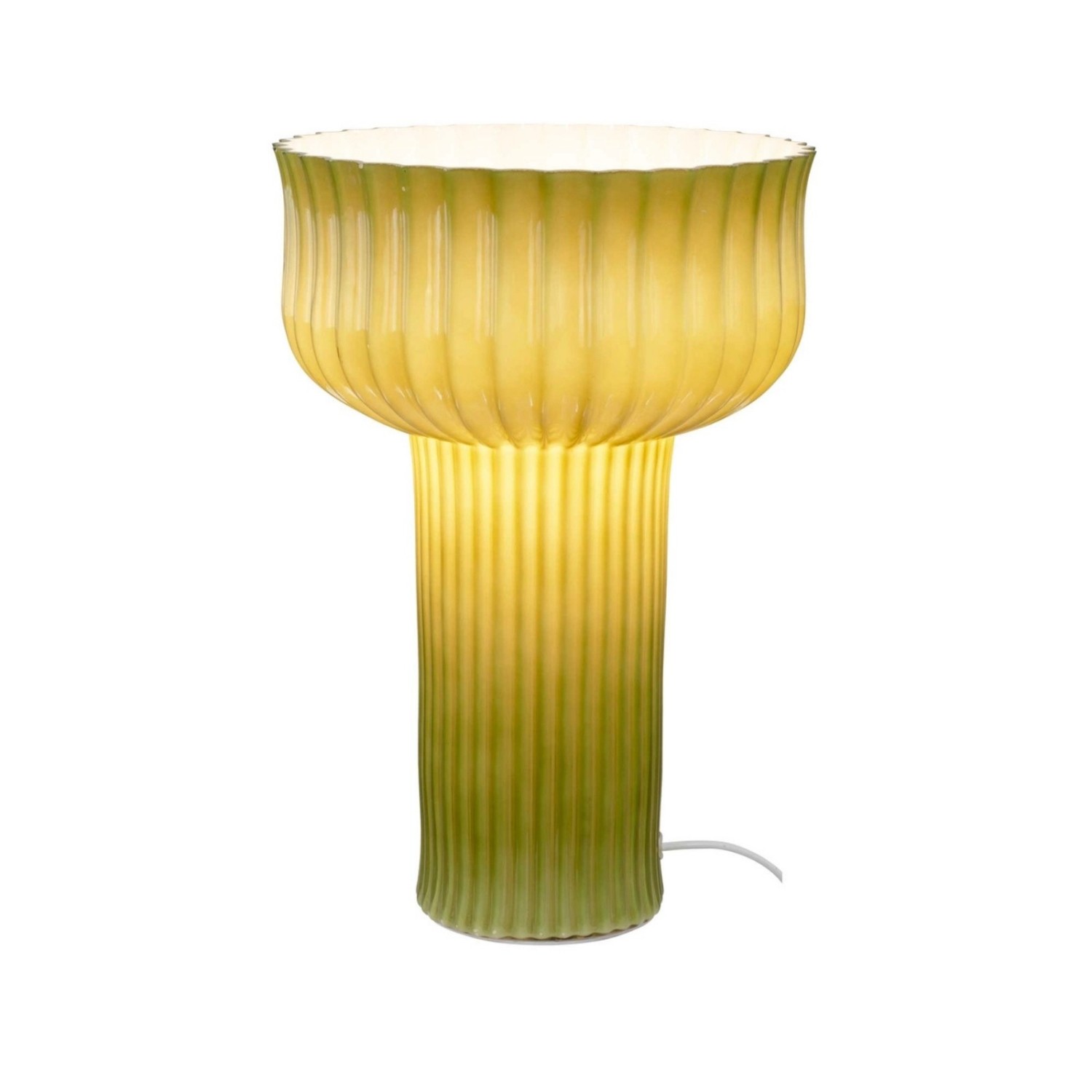 Lampe à poser Némone verte