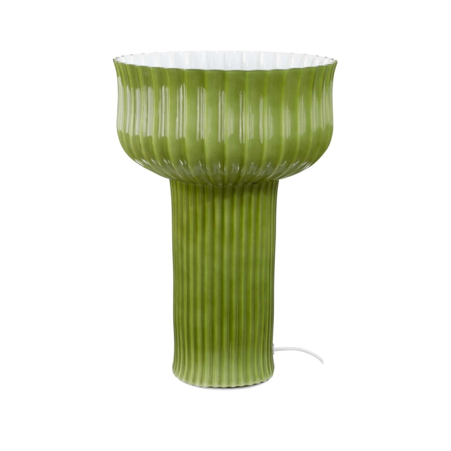 Lampe à poser Némone verte