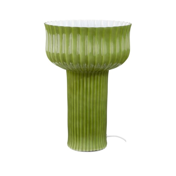 Lampe à poser Némone verte