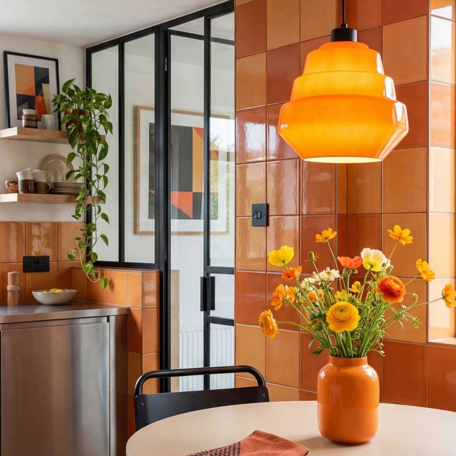 Suspension Noci orange