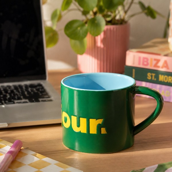 Mug BONJOUR vert