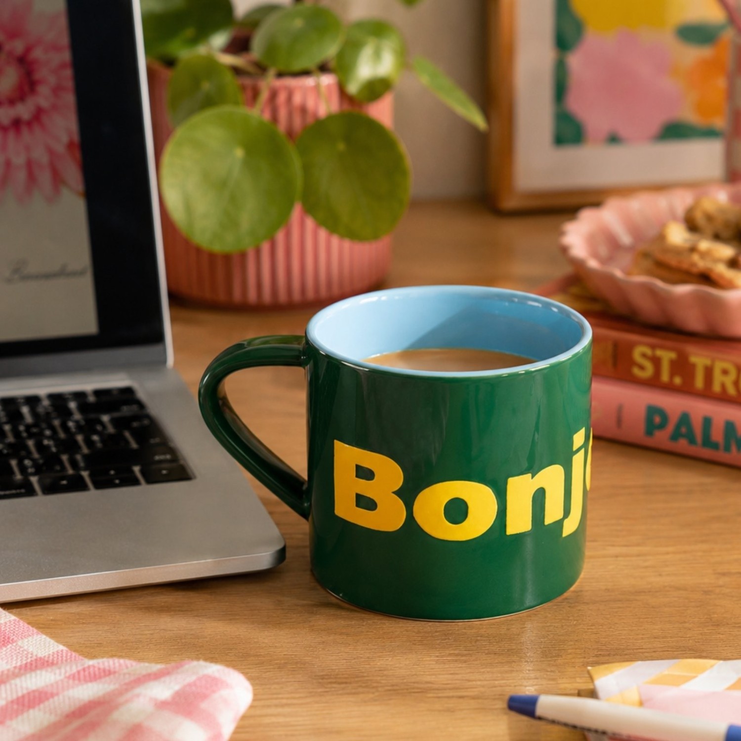 Mug BONJOUR vert