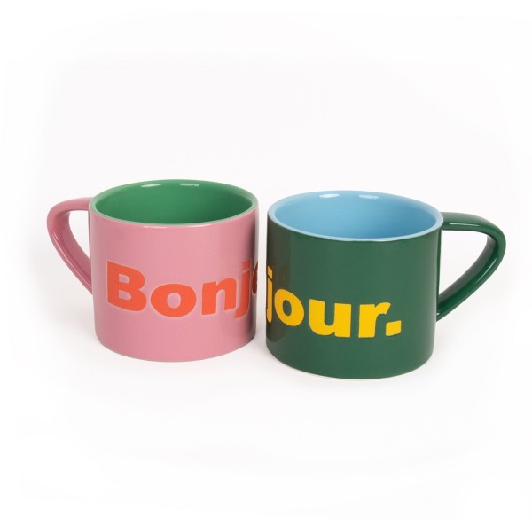 Mug BONJOUR vert