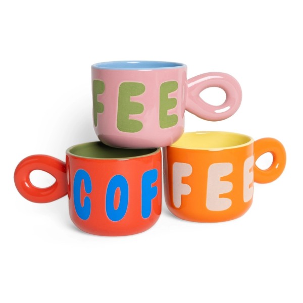 Mug à café COFFEE rouge