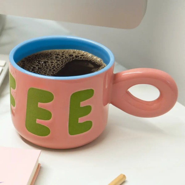 Mug à café COFFEE rose