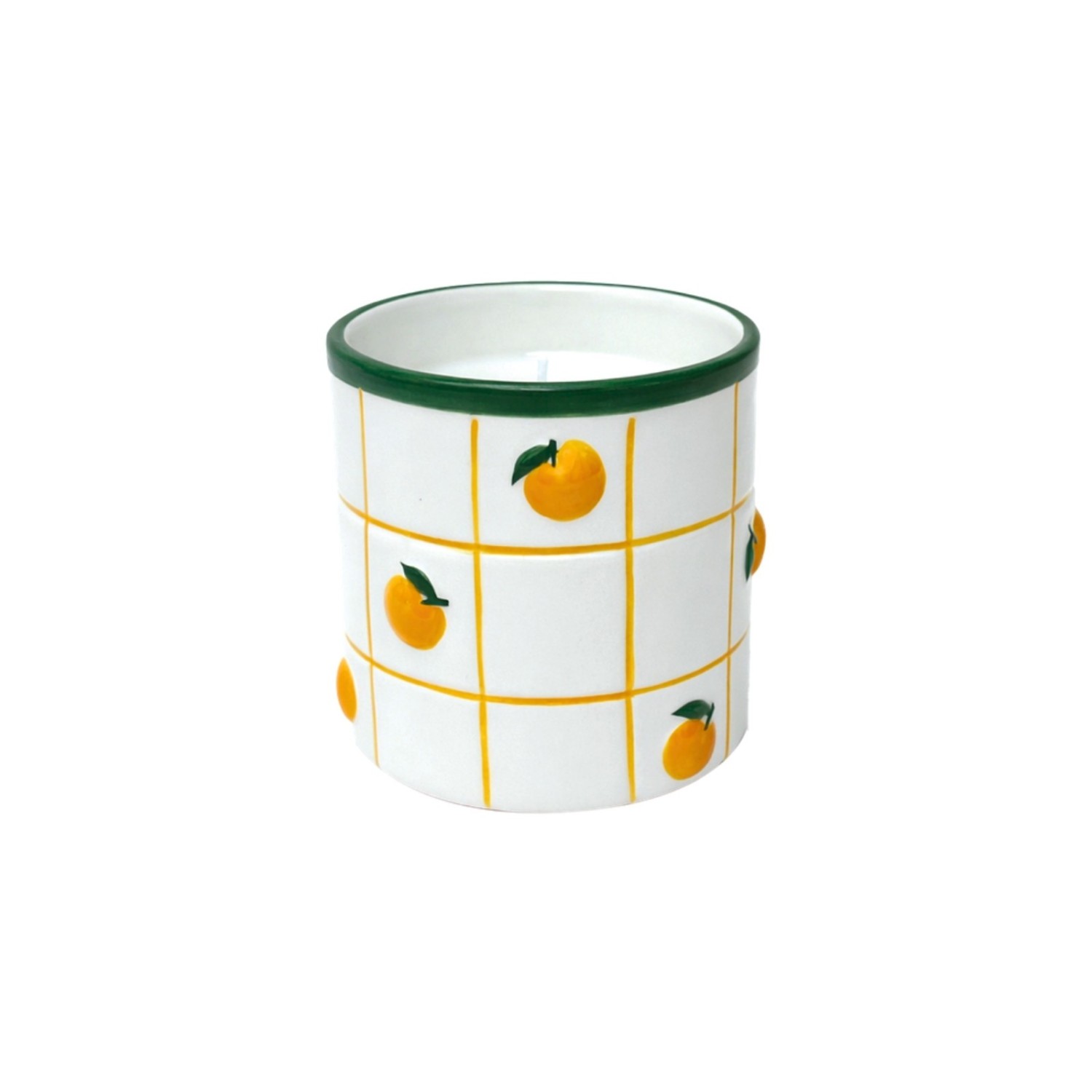 Bougie Fruity orange en céramique