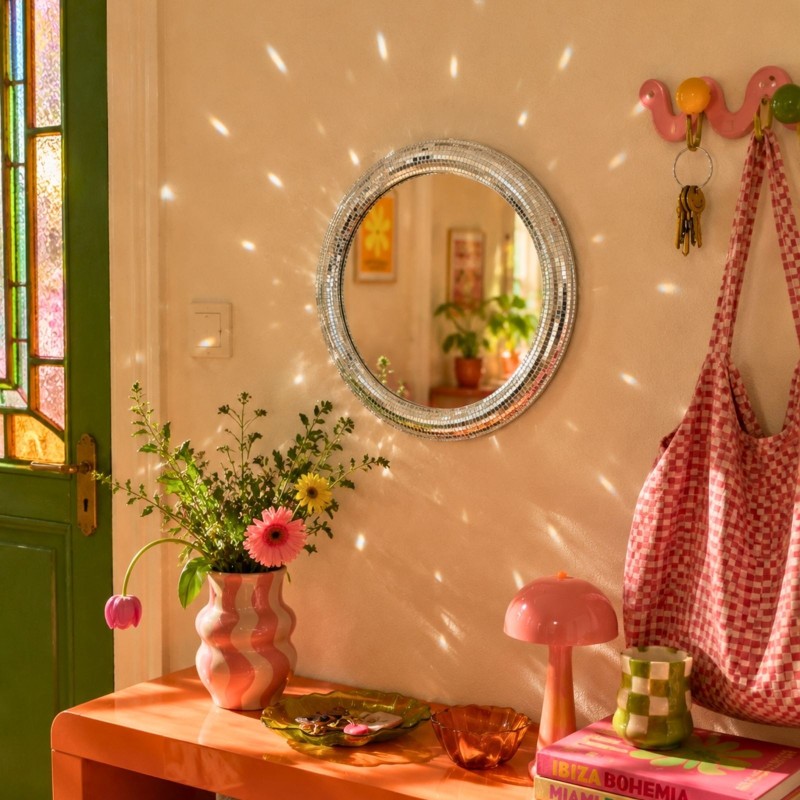 Miroir Disco Rond