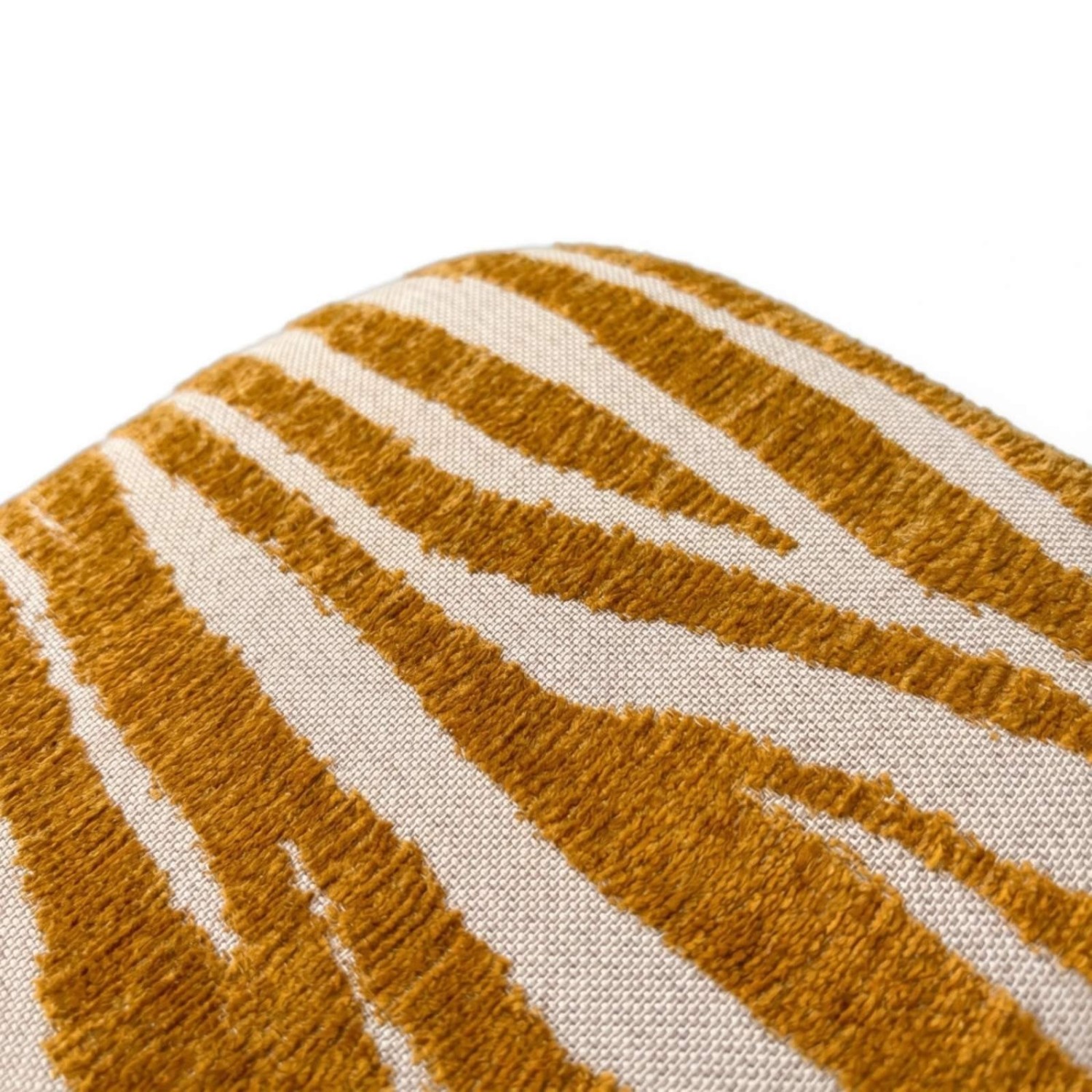 Pouf Kube Safari moutarde