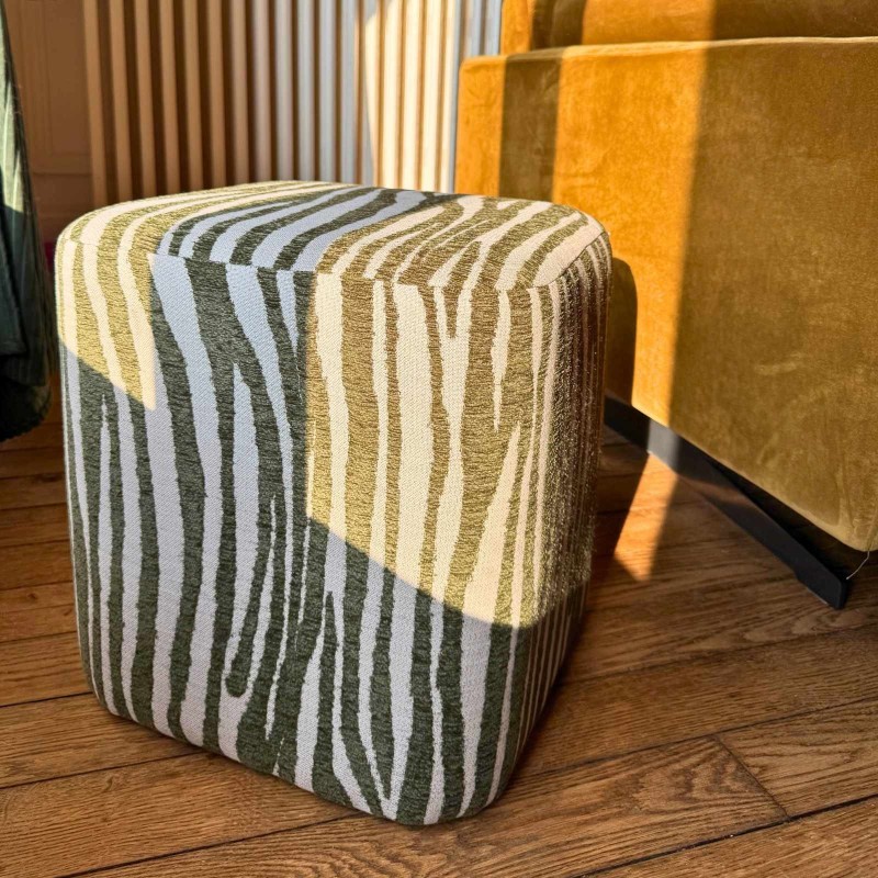 Pouf Kube Safari kaki