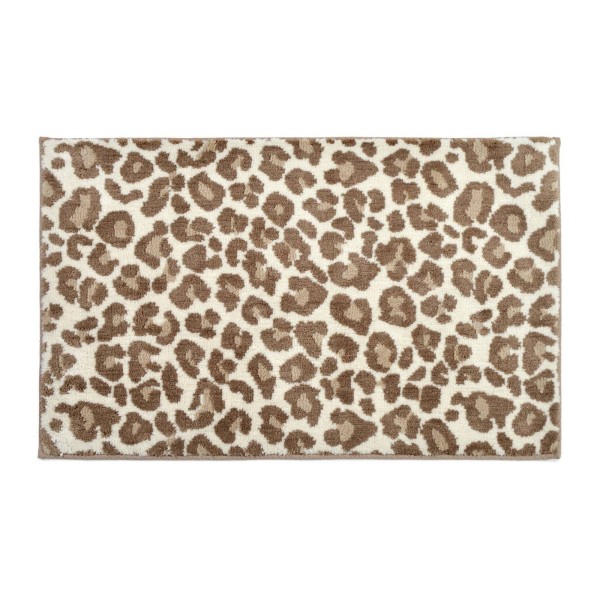 Tapis de bain Léopard ultra doux