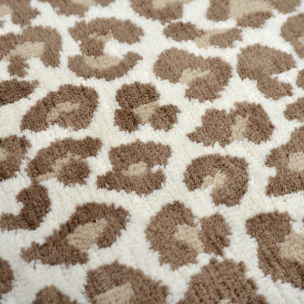Tapis de bain Léopard ultra doux