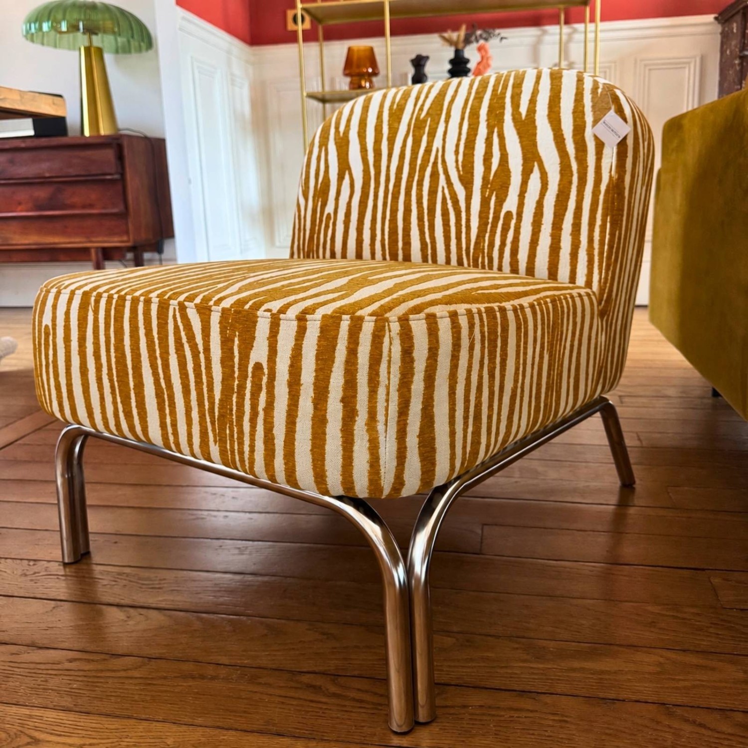 Fauteuil California Safari Moutarde
