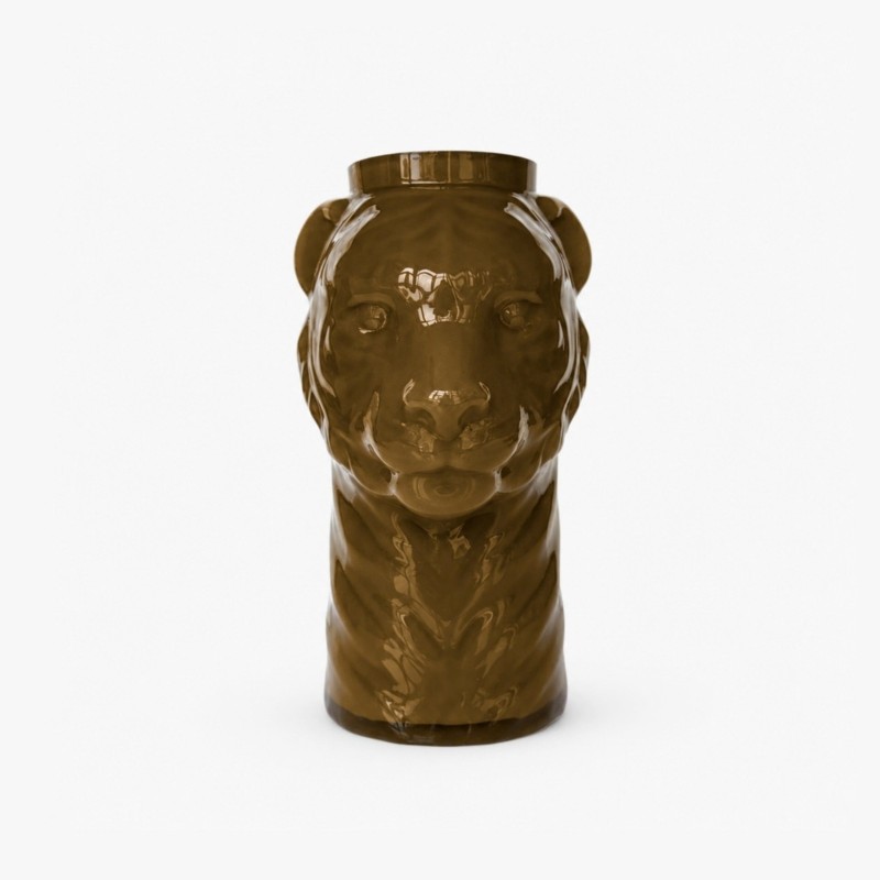 Vase Opal Lion Olive 2