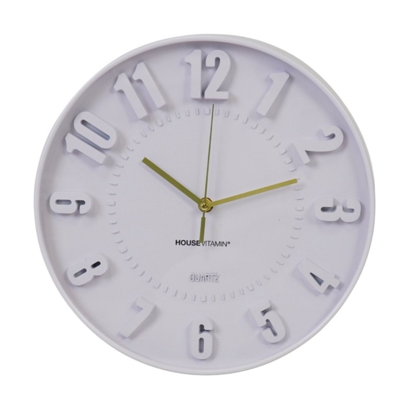 Horloge Murale Pop Lilas 30 cm 2