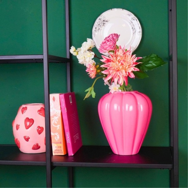 Vase Tourbillon Rose Néon