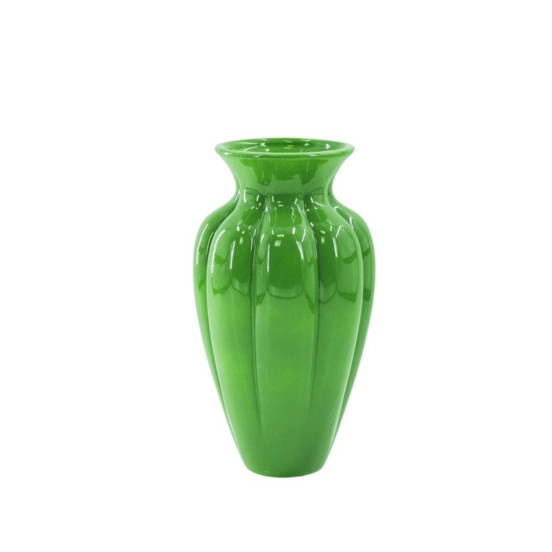 Vase Plissé Vert 2