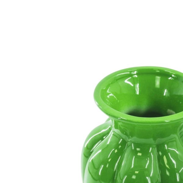Vase Plissé Vert