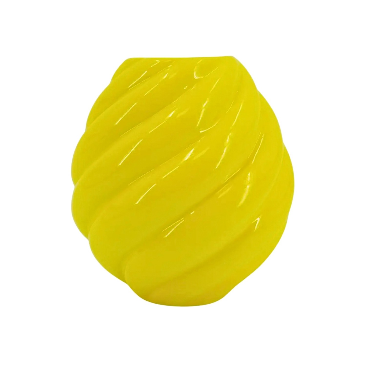 Vase Tourbillon Jaune