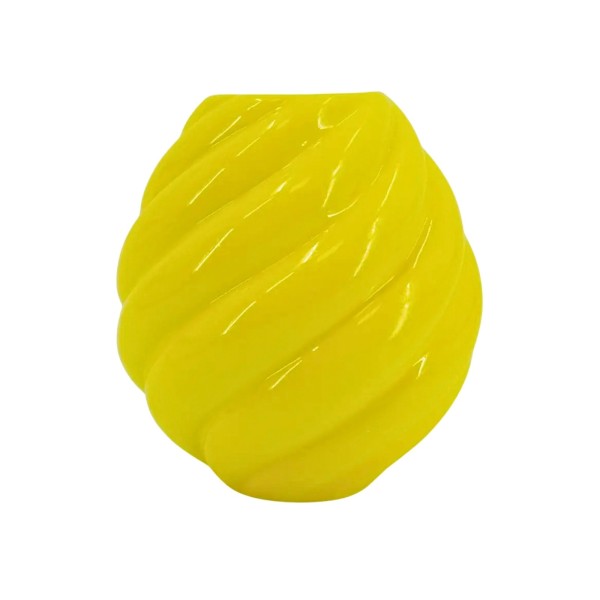 Vase Tourbillon Jaune