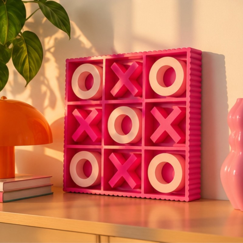 Jeu Tic Tac Toe Rose 2