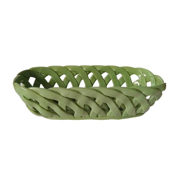 Panier Céramique Rectangle Vert