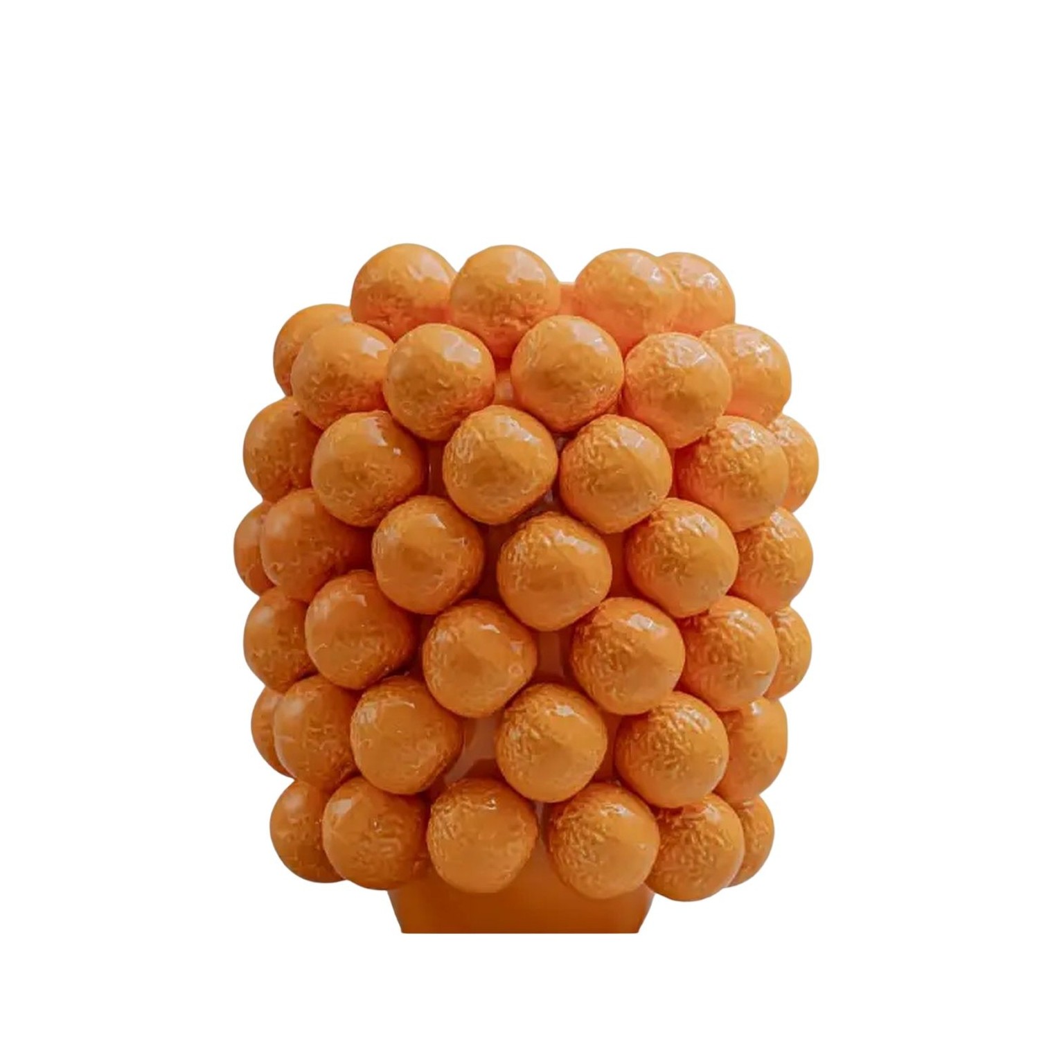 Vase en céramique oranges XXL design fruité orange