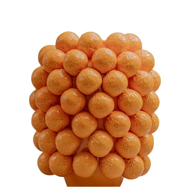 Vase en céramique oranges XXL design fruité orange