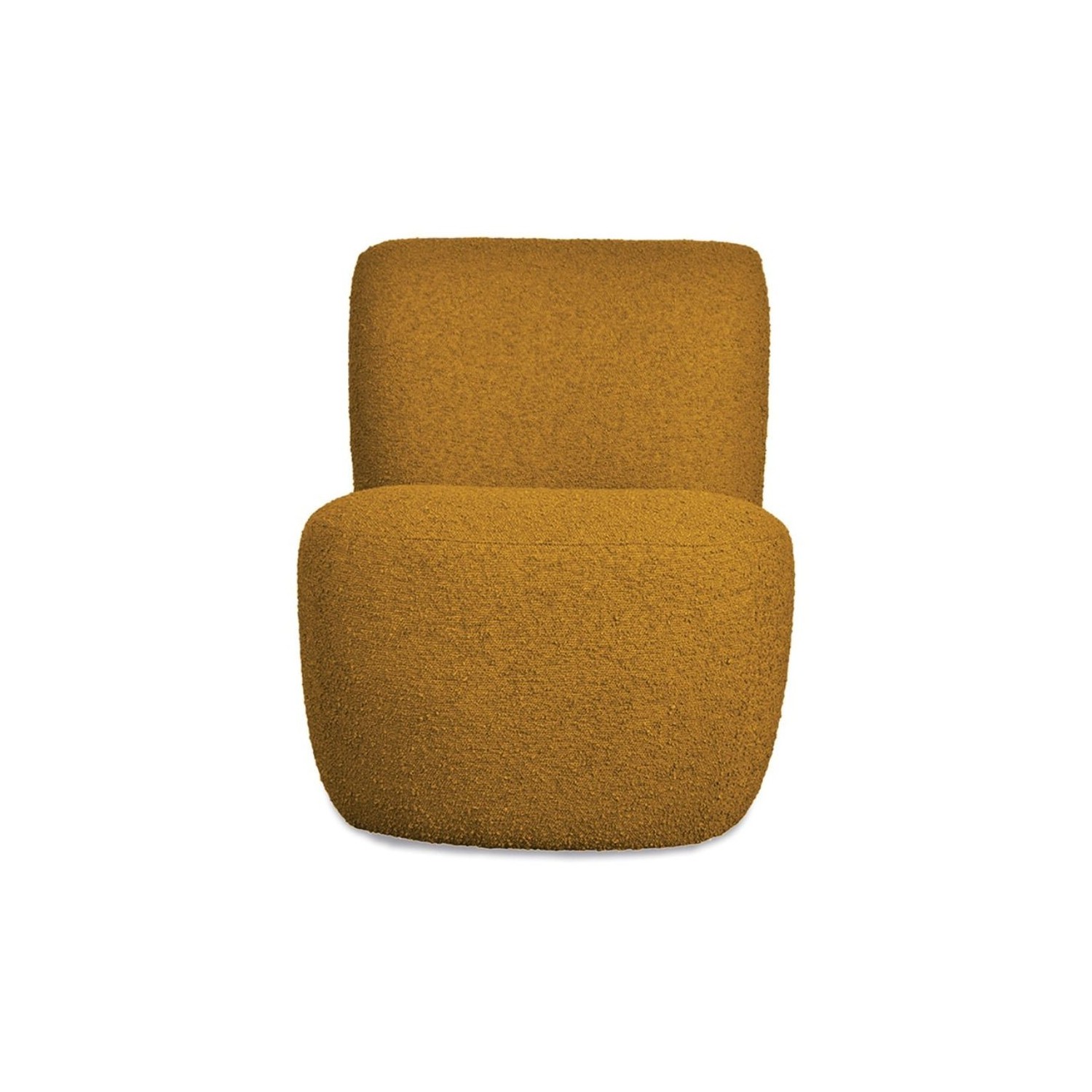 Fauteuil Eve Bouclette Ocre