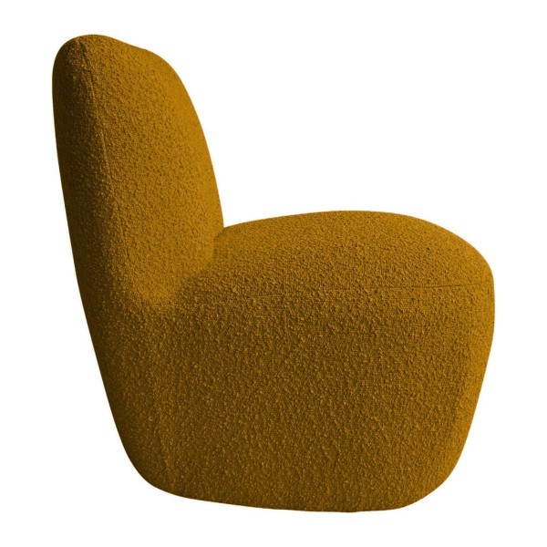 Fauteuil Eve Bouclette Ocre