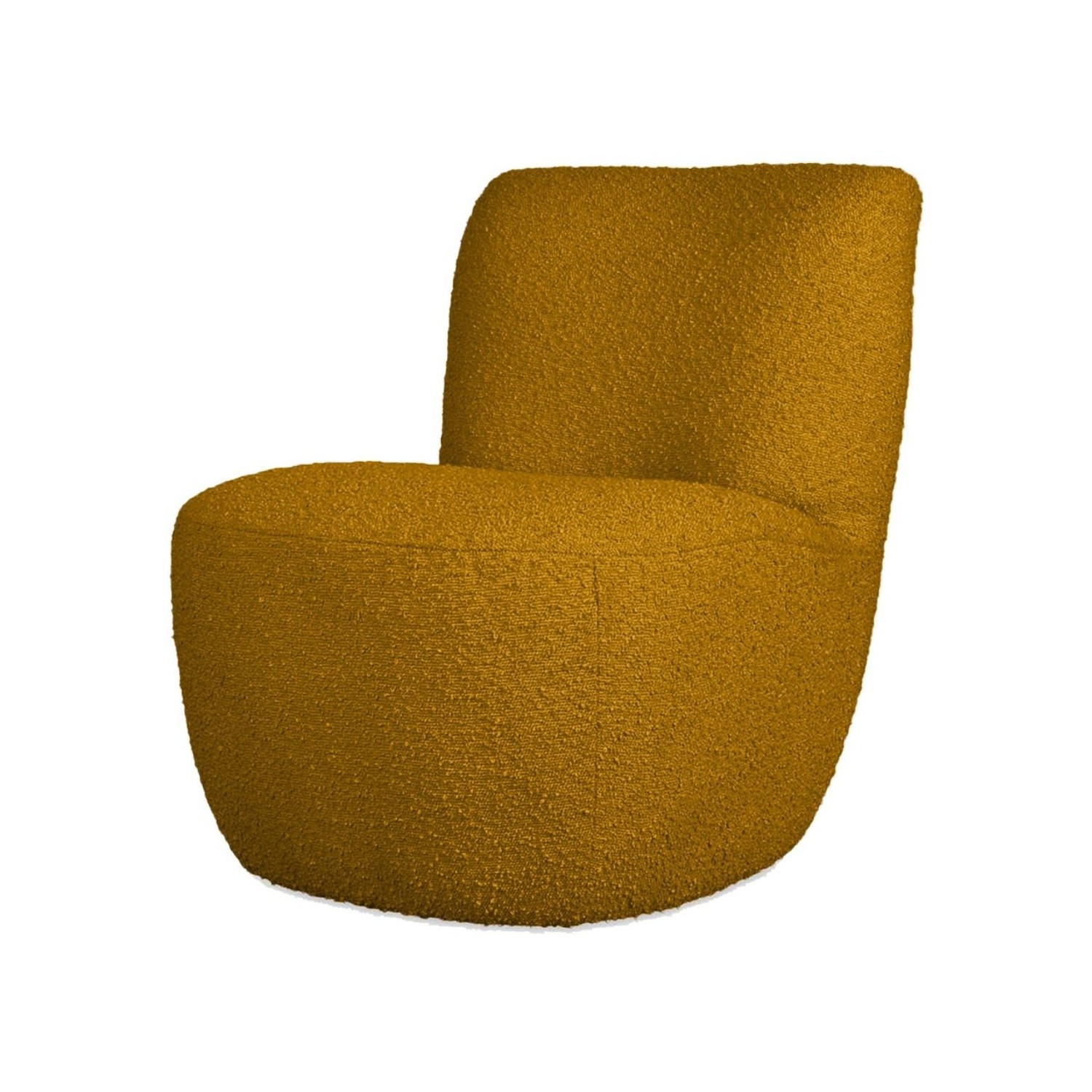 Fauteuil Eve Bouclette Ocre