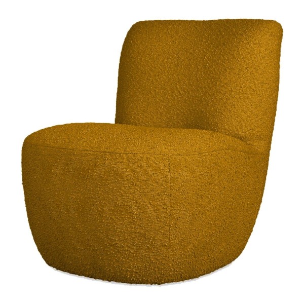 Fauteuil Eve Bouclette Ocre