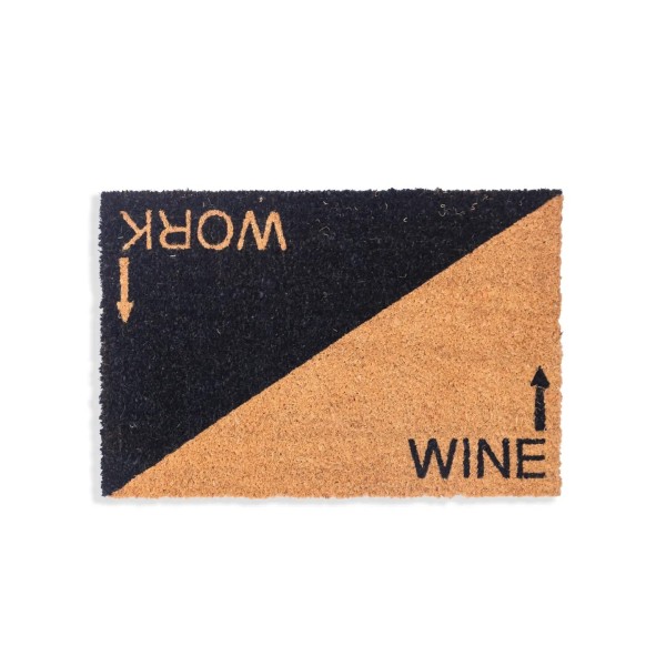 Tapis de bienvenue Travail / Vin