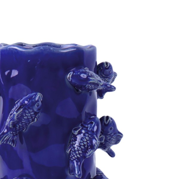 Vase Poisson Bleu