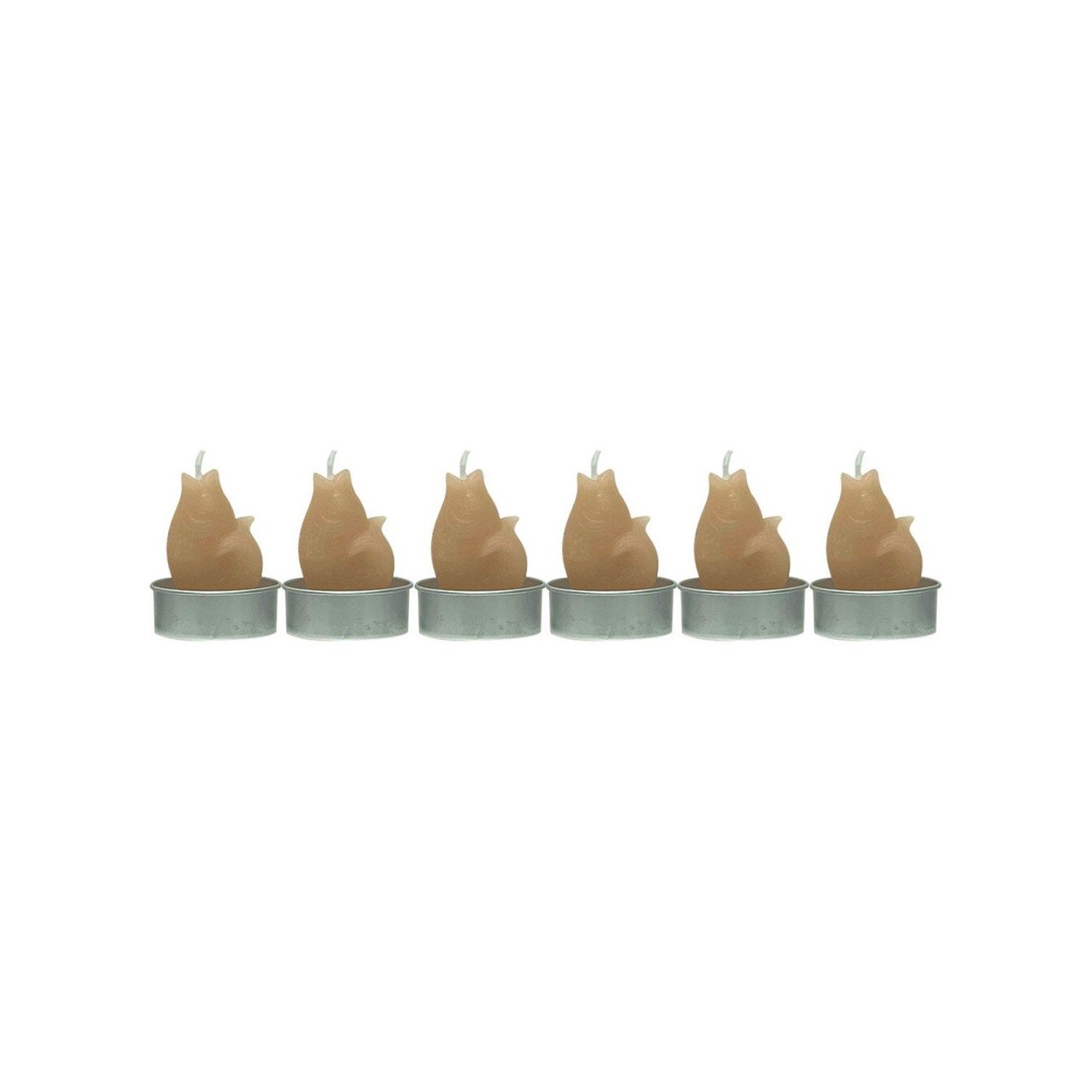 Set de 6 bougies chauffe-plat Poisson