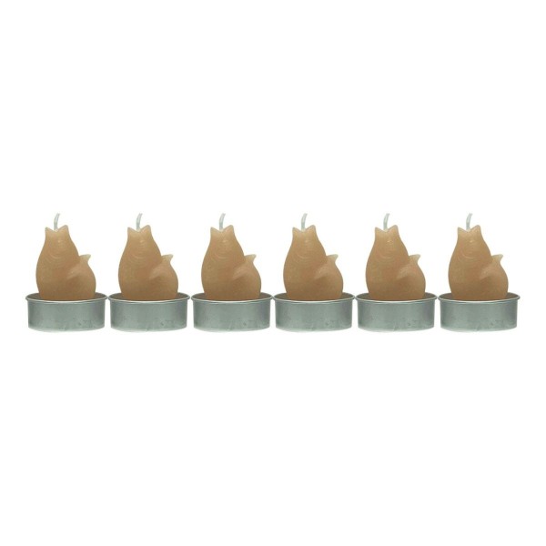 Set de 6 bougies chauffe-plat Poisson