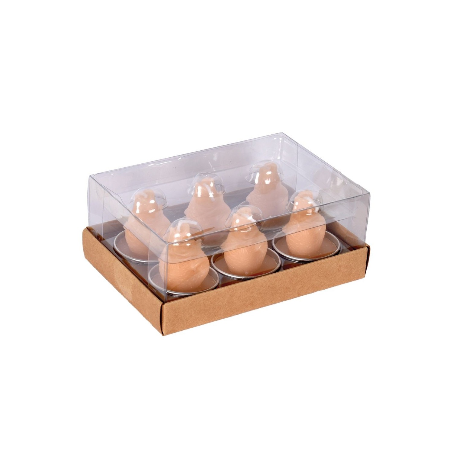 Set de 6 bougies chauffe-plat Poisson