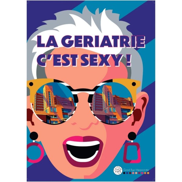 Puzzle 500 pièces XL « La gériatrie c’est sexy »