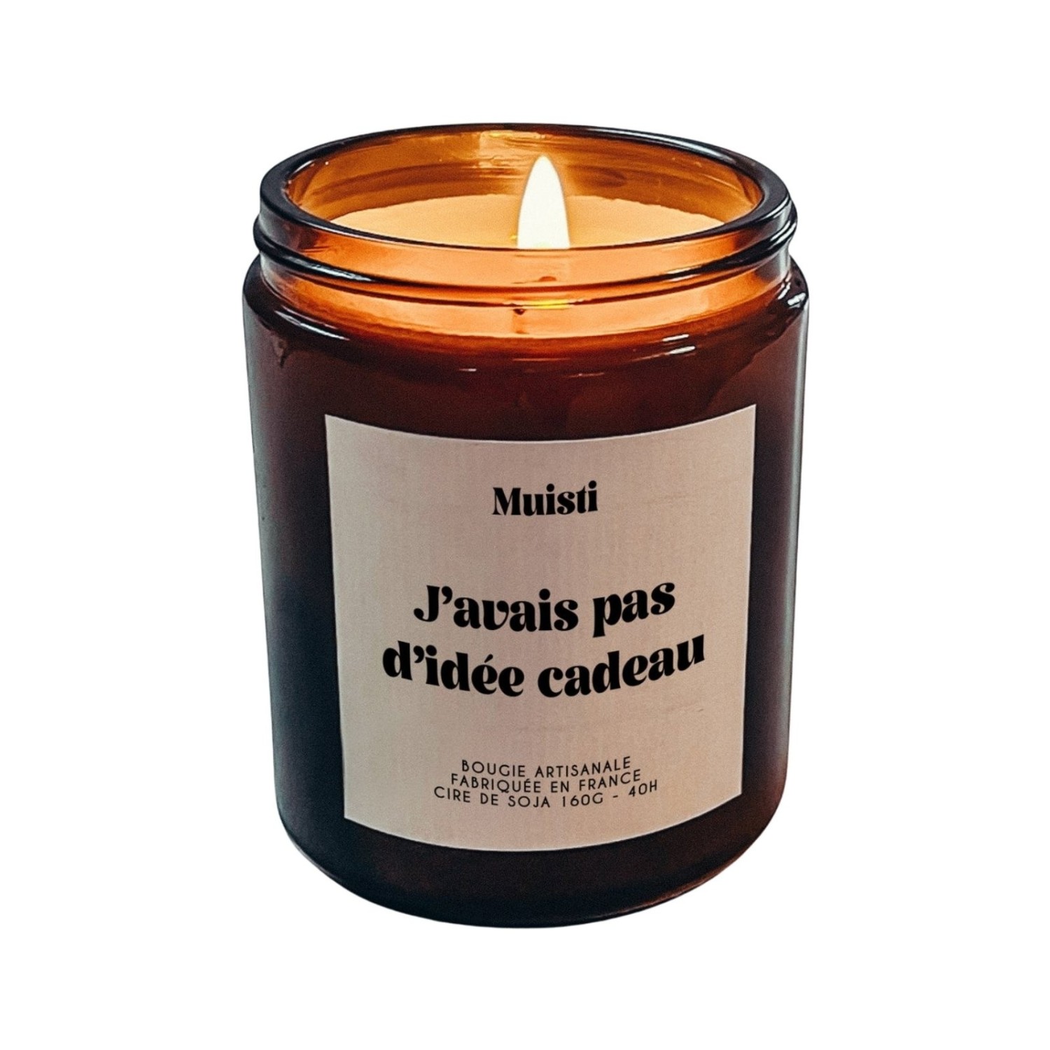 Bougie parfumée « J’avais pas d’idée cadeau »