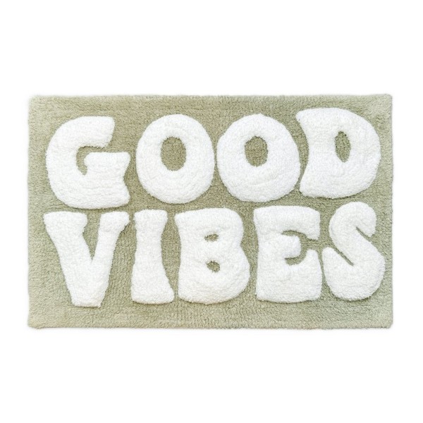 Tapis de bain antidérapant « Good Vibes »