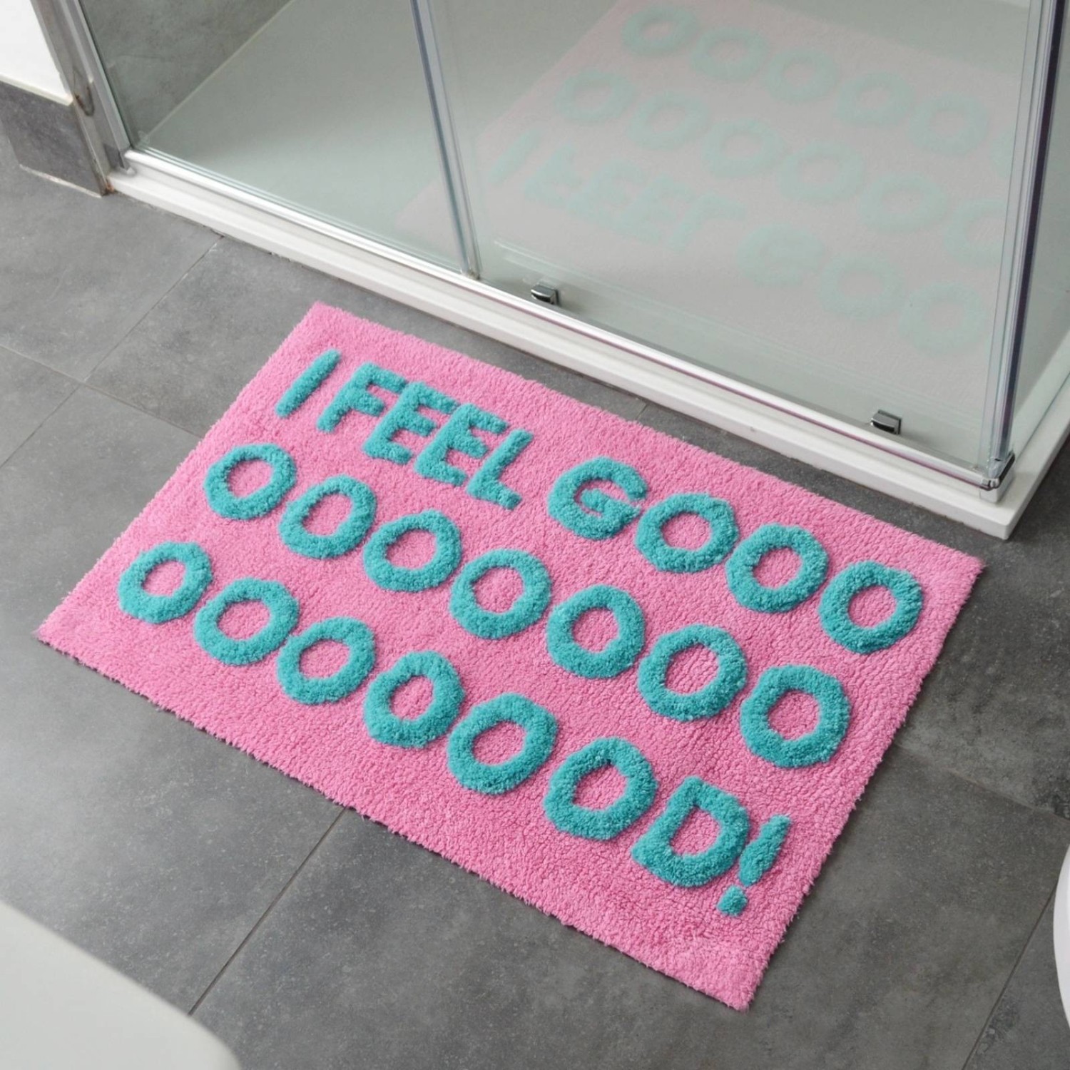 Tapis de bain antidérapant « I Feel Good »
