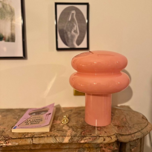 Lampe Poppo rose