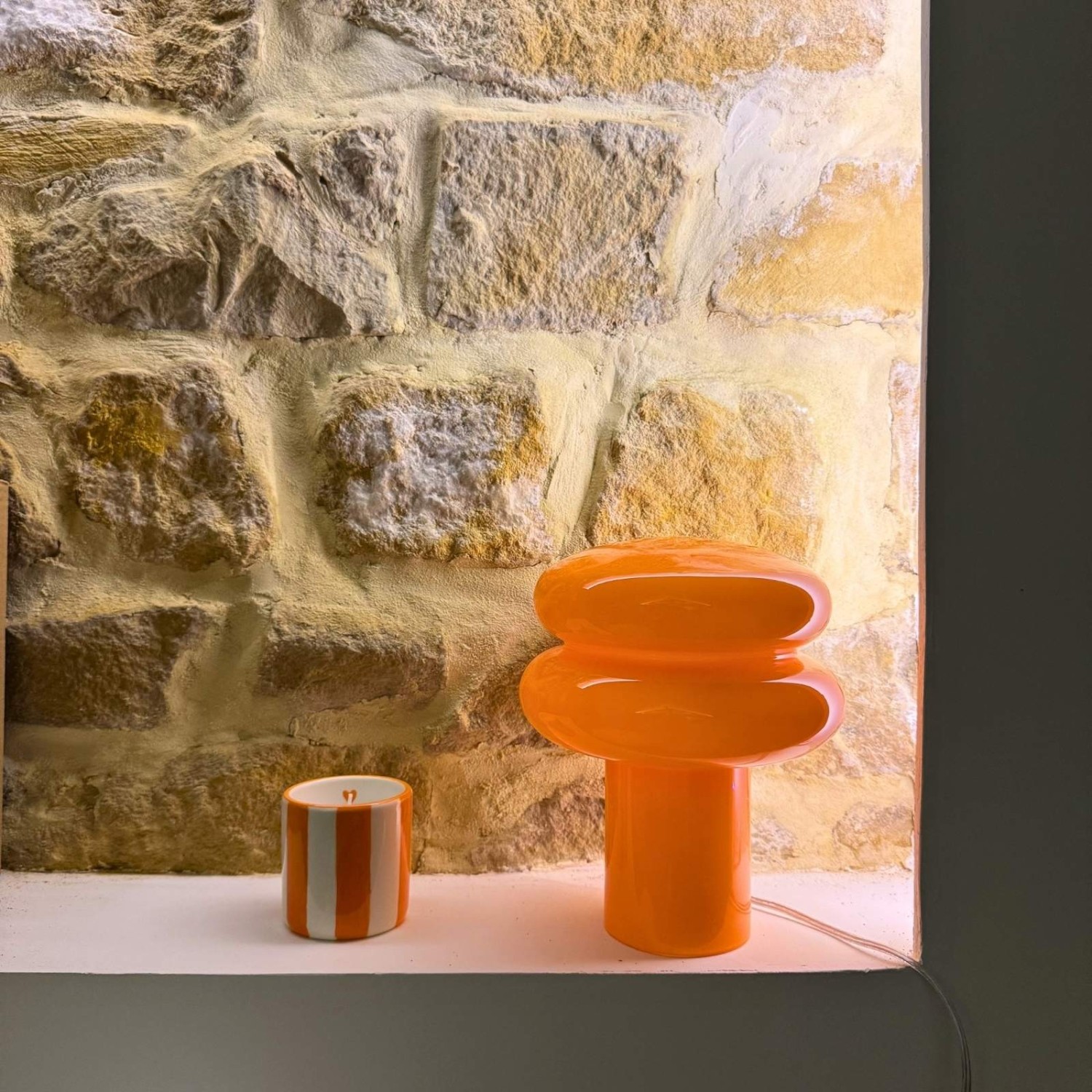 Lampe Poppo orange