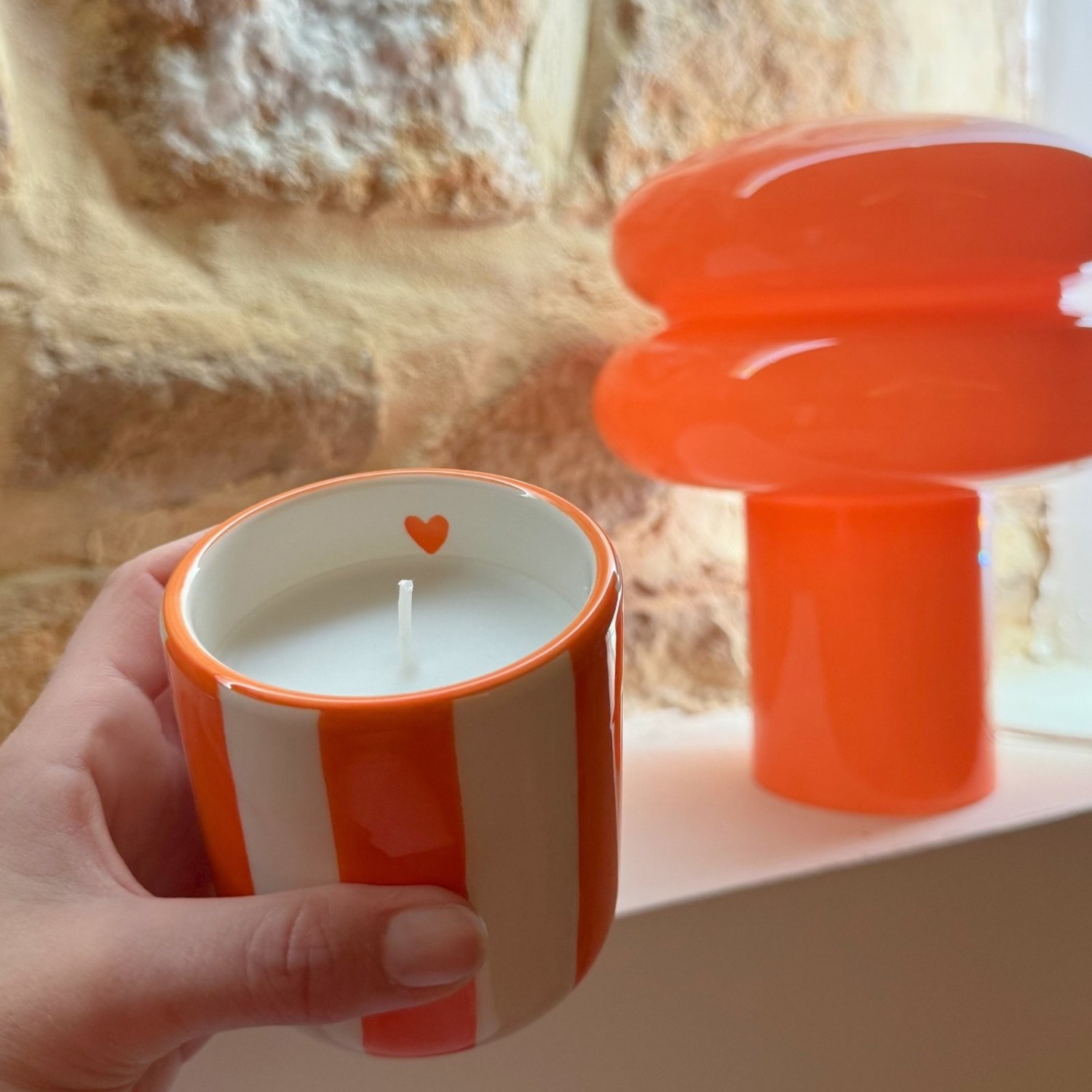 Bougie Chichou orange sauge