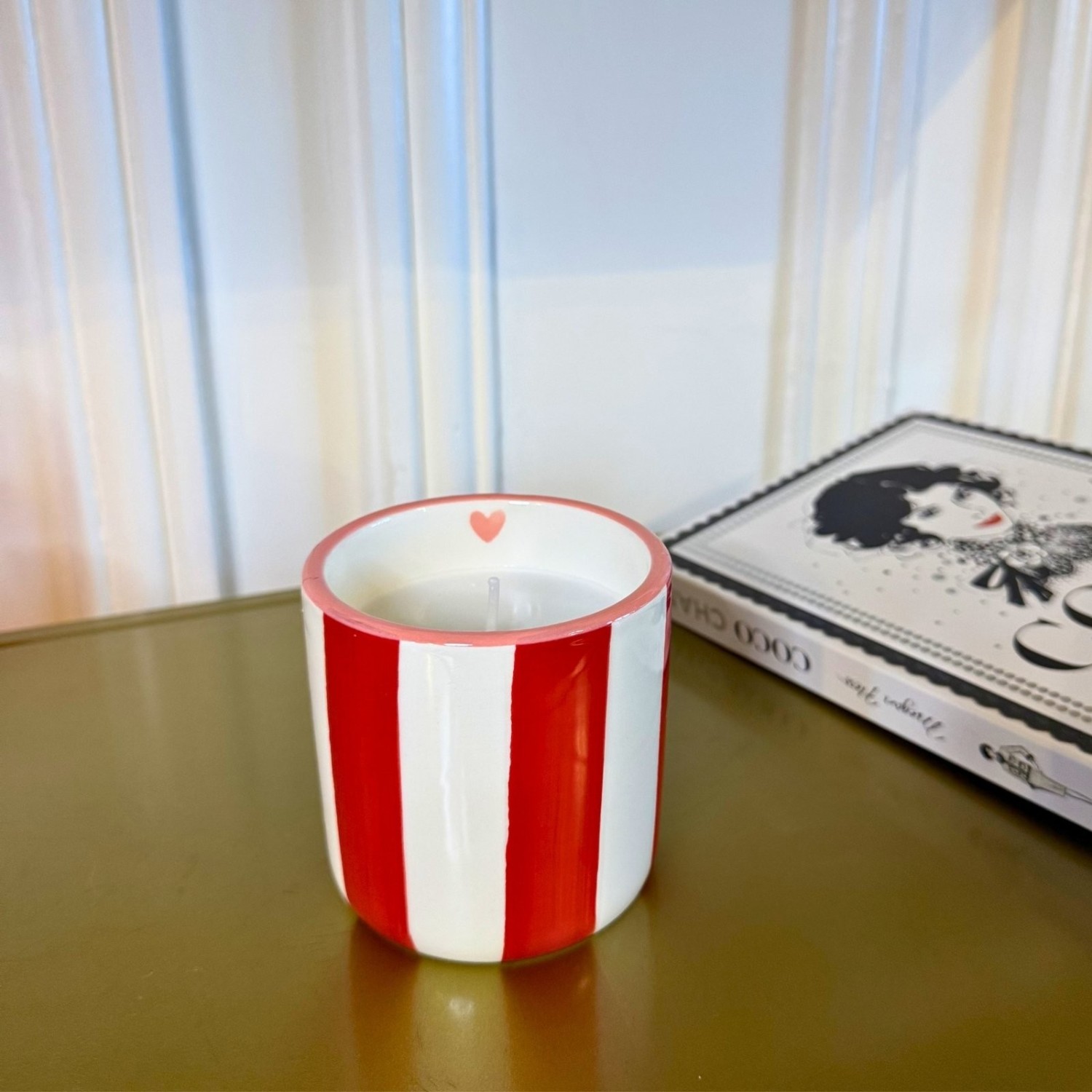 Bougie Chichou rouge ambre