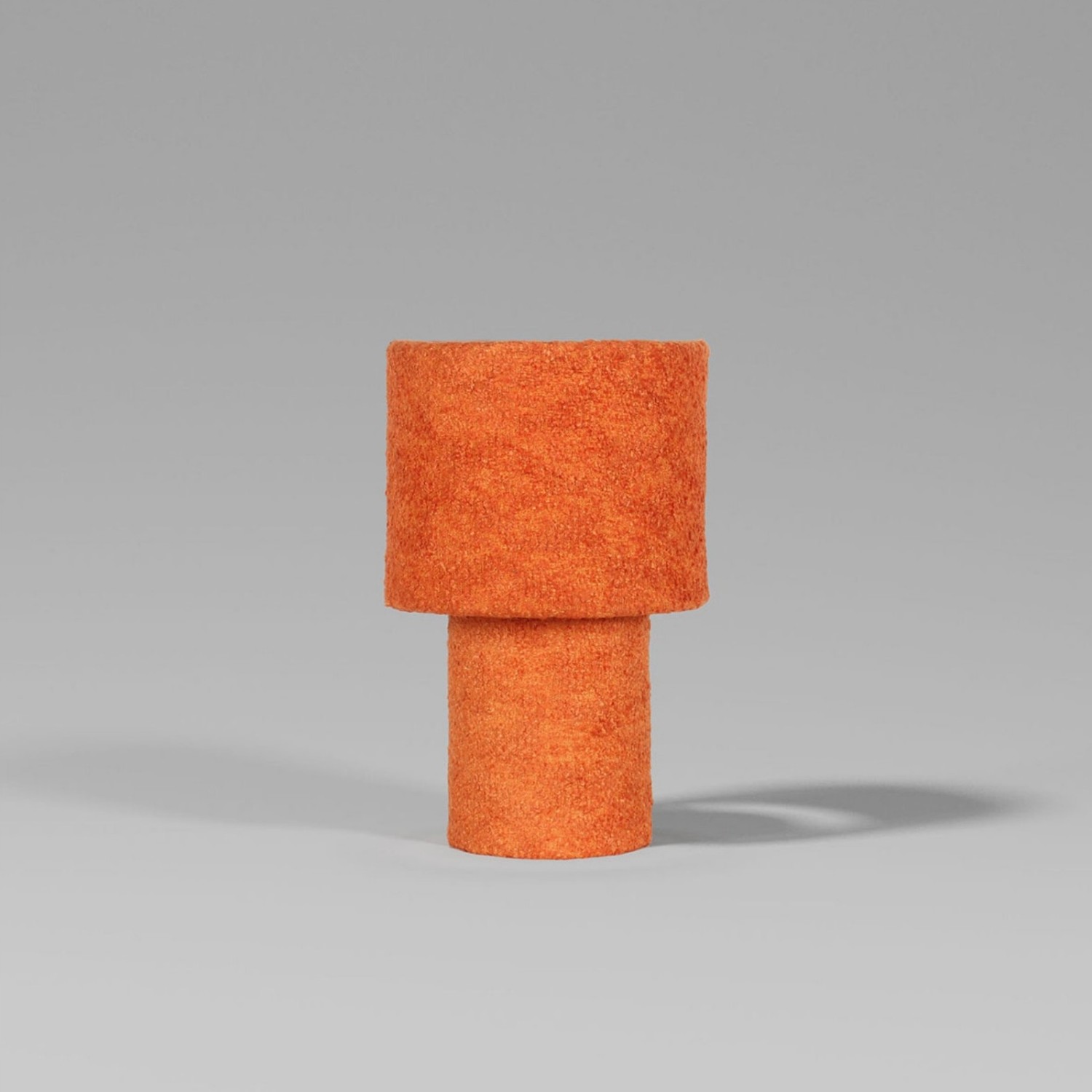 Lampe de chevet bouclette orange