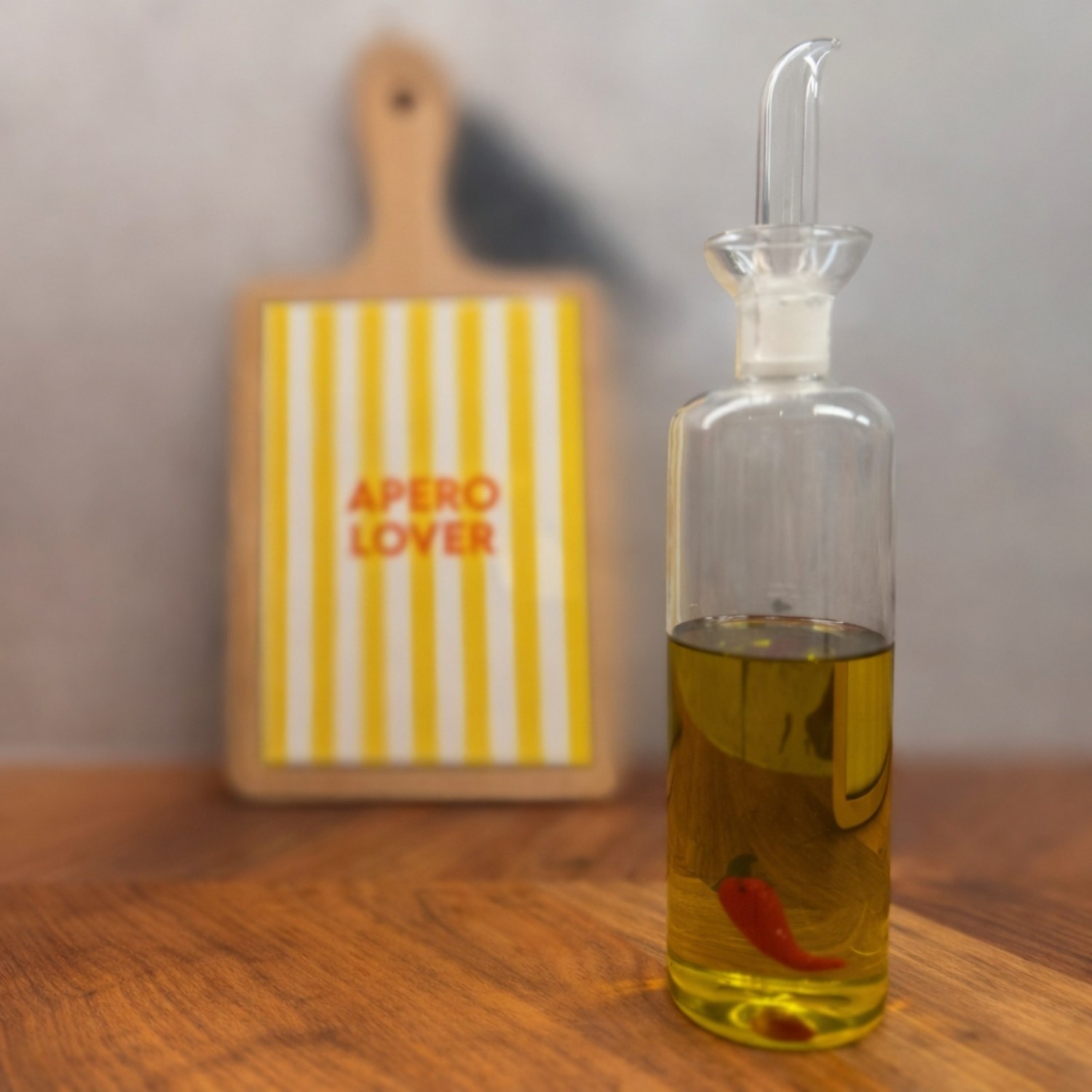 Huilier Piment en Verre