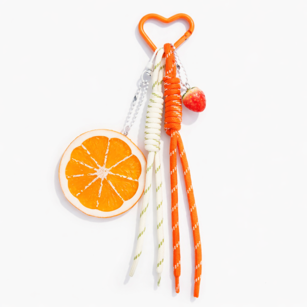 Grigri de sac orange – porte-clé fruit vitaminé