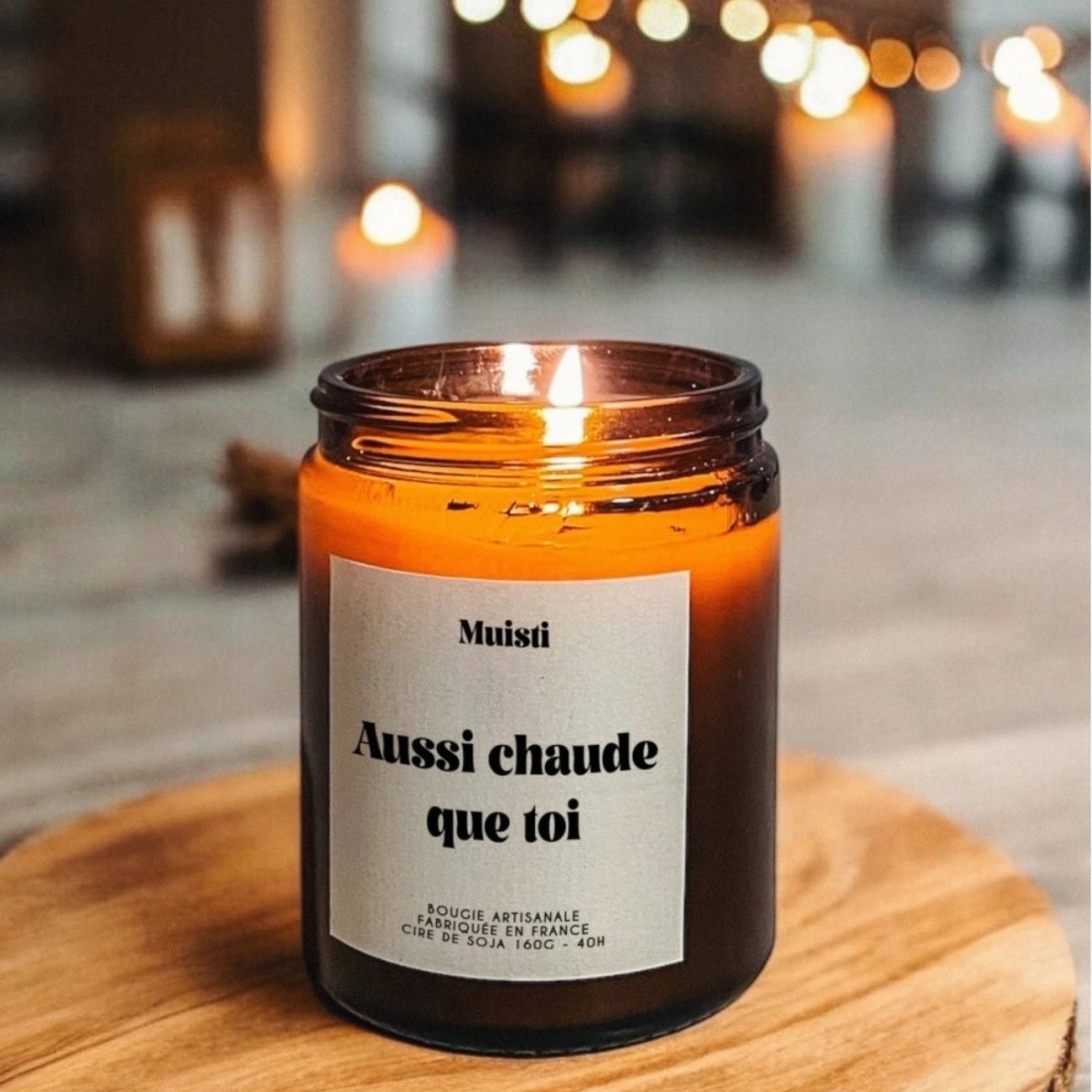 Bougie parfumée « Aussi chaude que toi »